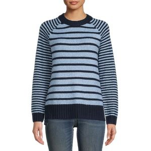 🆕 Time and Tru Women's Super-Soft Stripe Crewneck Pullover Sweater XXXL (22)